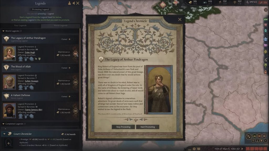 Crusader Kings 3 Legenden