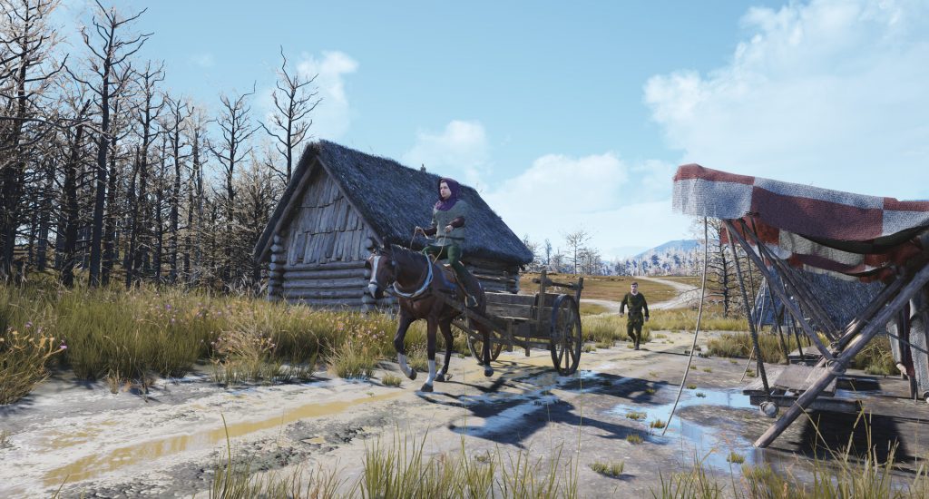 Ein Karren in Manor Lords